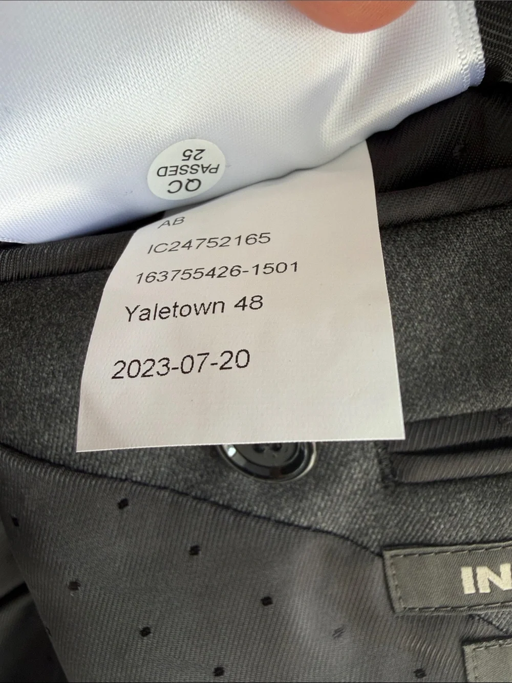 Indochino 100% Wool Sport Coat Blazer Gray Custom size 38-40